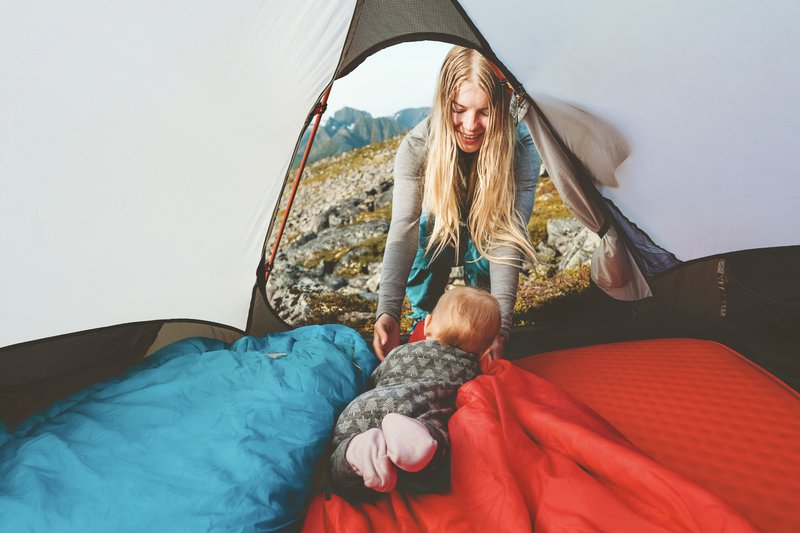 camping baby