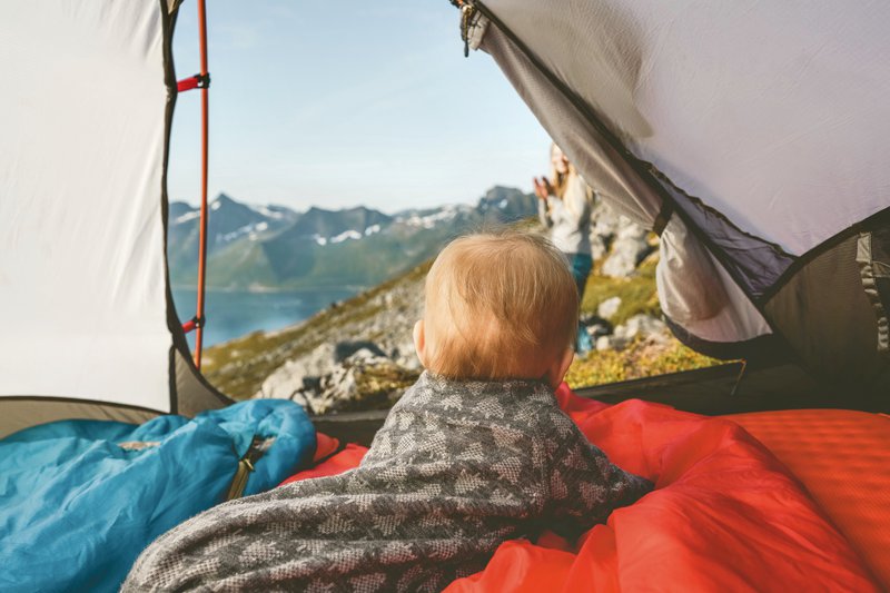 camping baby